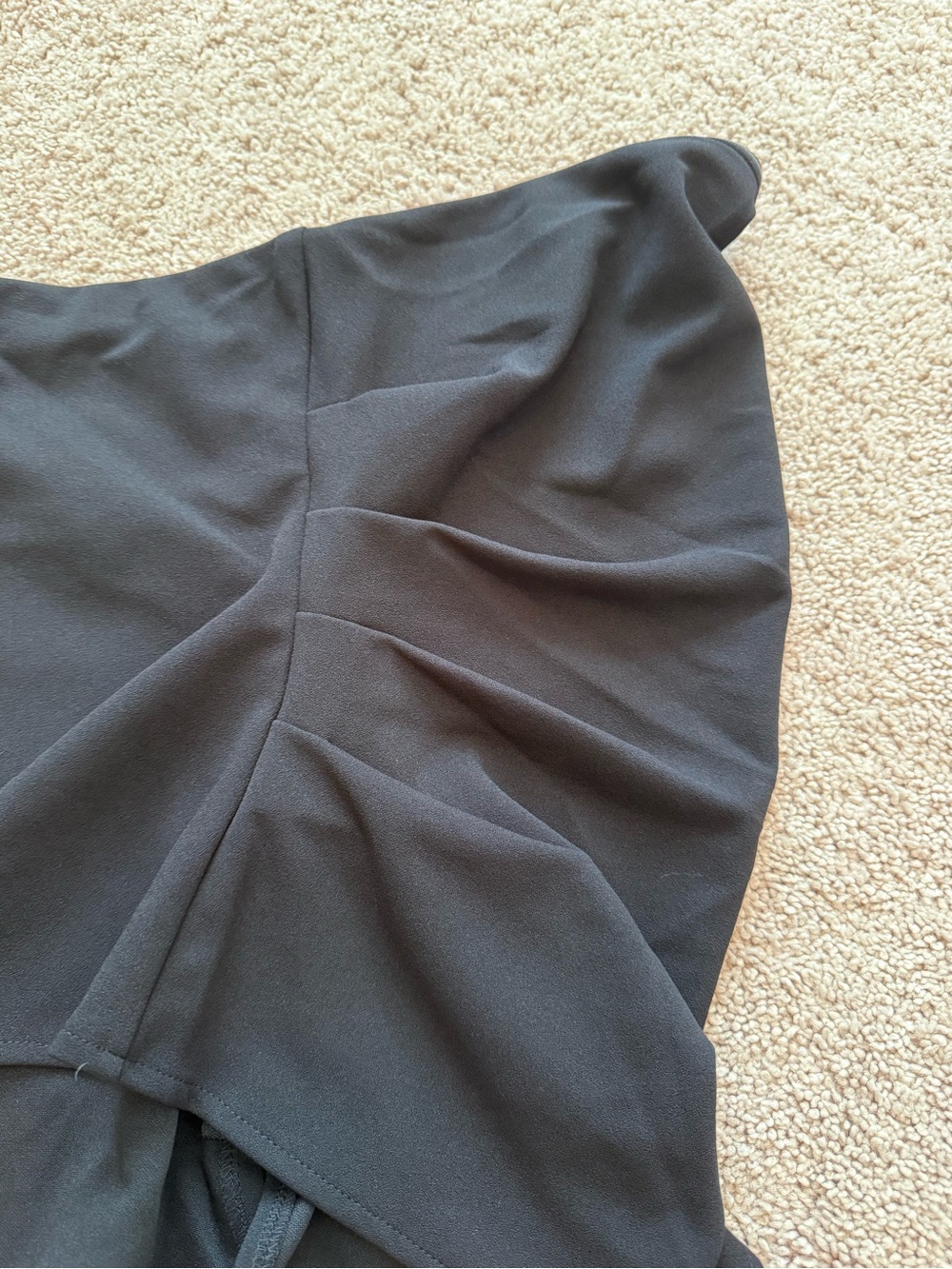 Petal & Pup Black Asymmetrical Top - Picture 7 of 10